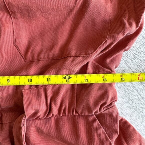 Simons | Icone Rust Lyocell Wide Leg Utility Jumpsuit - Size L - Picture 13 of 15